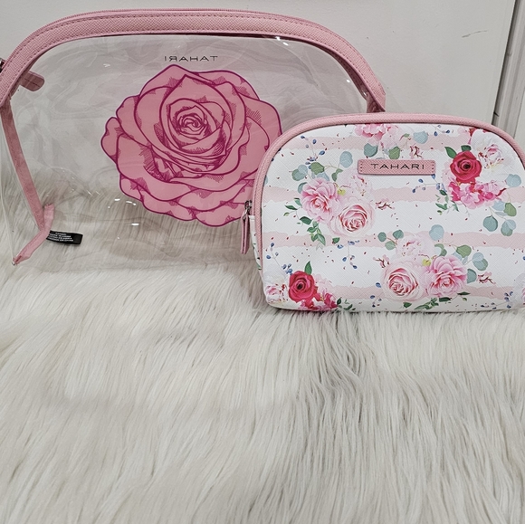 Tahari travel cosmetic bag set new - Picture 1 of 12